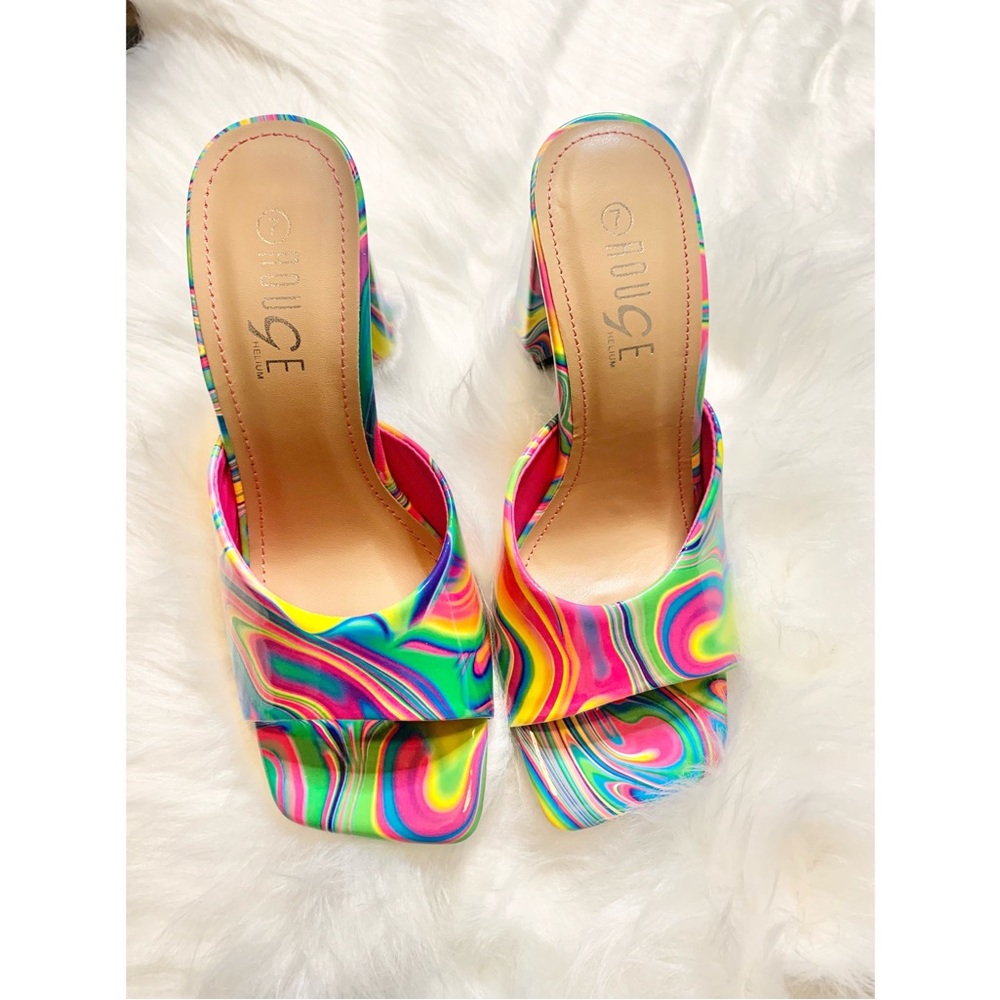 Groovy Multi Colored Mules